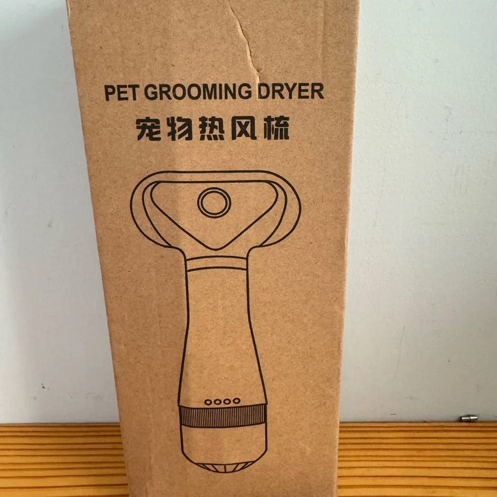 2-In-1 Pet Dog Dryer Quiet Dog Hair Dryers and Comb Brush Grooming Kitten